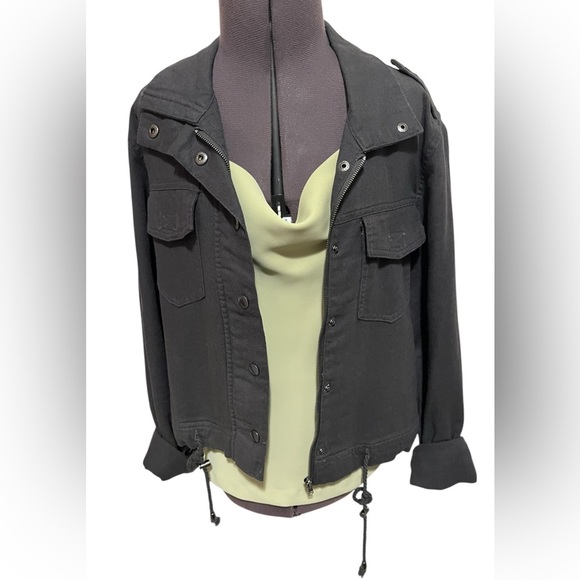 KanCan Cyclone Gray Utility Jacket Size S - Picture 5 of 13